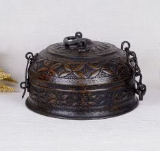 Handcrafted Traditional Jewelry Box Made of Brass