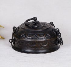Handmade Brass Jewelry Box in Antique Finish