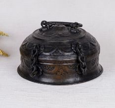 Handmade Brass Jewelry Box in Antique Finish