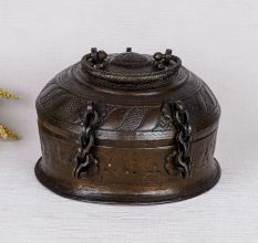 Antique Brass Jewelry Box for Home & Office Decoration
