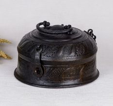 Designer Brass Jewelry Box for Home & Office Decor