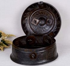 Designer Brass Jewelry Box for Home & Office Decor