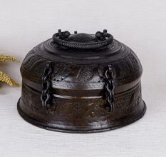 Designer Brass Jewelry Box for Home & Office Decor