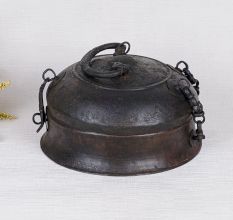 Handmade Brass Jewelry Box in Antique Finish