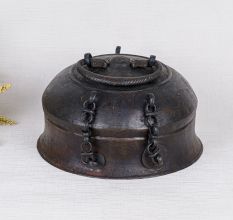 Handmade Brass Jewelry Box in Antique Finish