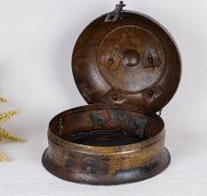 Antique Brass Jewelry Box for Home Decoration