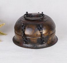 Antique Brass Jewelry Box for Home Decoration