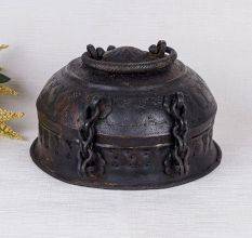 Adorable Handmade Jewelry Box Made of Brass