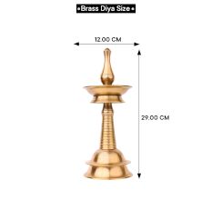 Handmade Brass Oil Lamp for Pooja