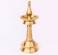 Handmade Brass Oil Lamp for Pooja