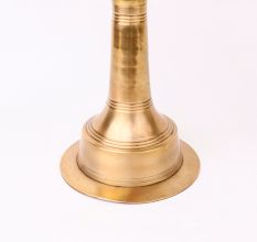 Shiny Used Oil Lamp Made of Brass