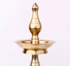 Brass Shiny Oil Lamp for Decoration