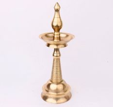 Brass Shiny Oil Lamp for Decoration