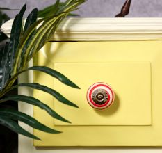 Old Red Striped Knob