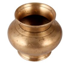 Shiny Indian Brass Lota or Water Pot for Worship