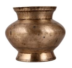 Traditionally Crafted Holy Water Pot Made of Brass