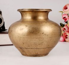 High Quality Brass Holy Water Pot for Rituals