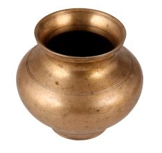 Indian Brown Water Pot Lota for Hindu Rituals