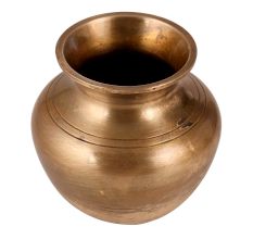 Handmade Lota or Water Pot for Indoor Decoration