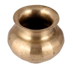 Golden Brass Lota or Water Pot in Shiny Finish