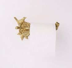 Set of 3 Bronze Brass Bird Design Bathroom Hardware Accessories