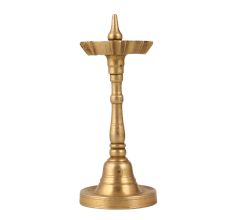 Glossy Aarti Oil Lamp Made of Brass