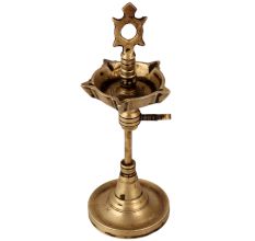 High Quality Brass Aarti Oil Lamp for Pooja