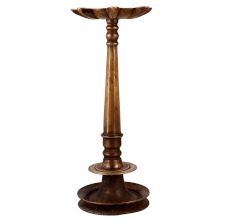 Vintage Handcrafted Oil Lamp Crafted from Brass