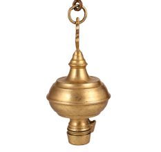 Hanging Om Oil Lamp Made of Premium Brass