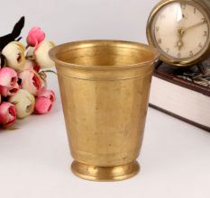 Premium Brass Glass for Hindu Rituals