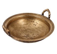 Vintage Brass Cooking Pot or Kadai for Decoration