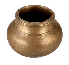 Adorable Vintage Brass Cooking Pot for Decoration