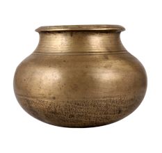 Adorable Vintage Brass Cooking Pot for Decoration