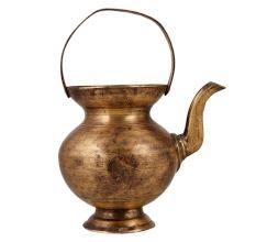 Indian Brown Brass Kamandal for Rituals