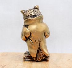Handmade Bronze Owl Statue for Home Decoration