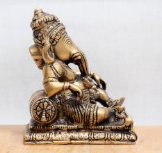 Indian God Lord Ganesha Bronze Idol for Temple