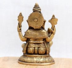 High-Quality Bronze Murti of Lord Ganesha for Worship