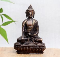 Handcrafted Buddha Statue Made from High-Quality Bronze