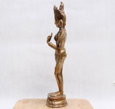 Handmade Bronze Murti of Goddess Tara for Decoration
