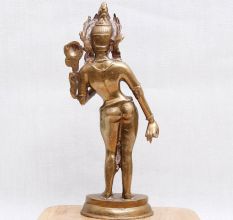 Handmade Bronze Murti of Goddess Tara for Decoration