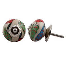 Green Leaf Dresser Knob