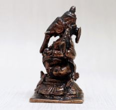 Premium-Quality Copper Statue of Lord Ganesha for Worship