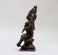 High-Quality Copper Murti of Goddess Lakshmi for Prayer Room