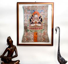 Beautiful Namgyalma Tibetan Thangka Painting for Decor & Collection