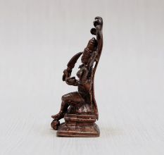 Handmade Goddess Mariamman Copper Statue for Worship