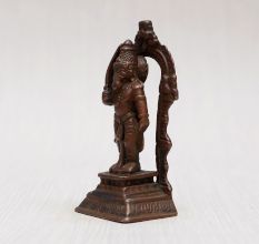 Handmade Vintage Lord Hayagriva Copper Statue