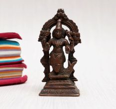 Goddess Lakshmi Copper Statue for Prayer Room