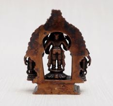 Handmade Lord Srinivasa, Sridevi & Bhudevi Copper Statue