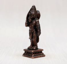 Handcrafted Copper Statue of Lord Hayagriva for Decor