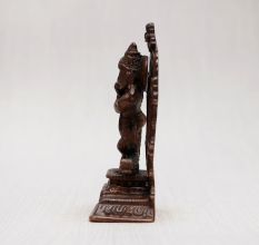 Handcrafted Copper Statue of Lord Krishna for Prayer Room